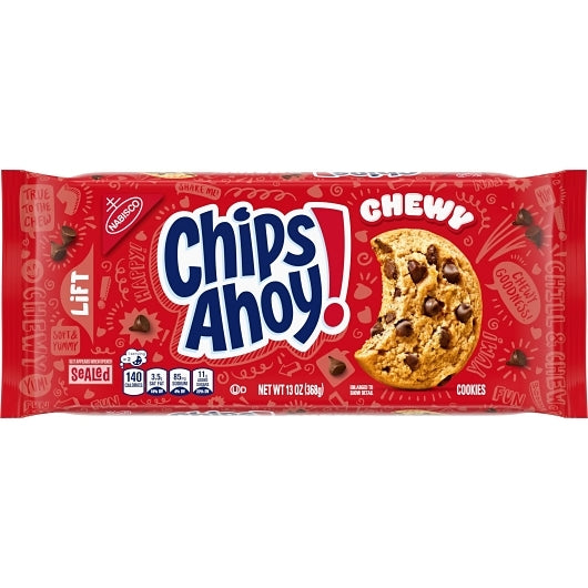 Chips Ahoy Chewy Chocolate Chip Cookies, 12 x 13 oz Case - DOT product image 3