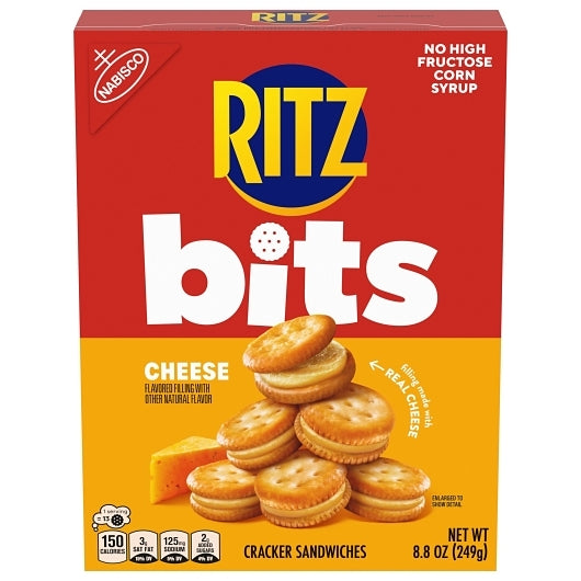 Ritz Bits Cheese Crackers, 12 x 8.8 oz Case - DOT product image 2