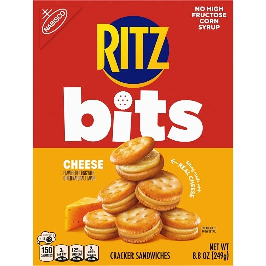 Ritz Bits Cheese Crackers, 12 x 8.8 oz Case - DOT product image 3