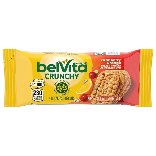 Belvita Cookie Cranberry Orange, 6 x 5 x 1.76 oz Case - Bakery & Desserts - image 2