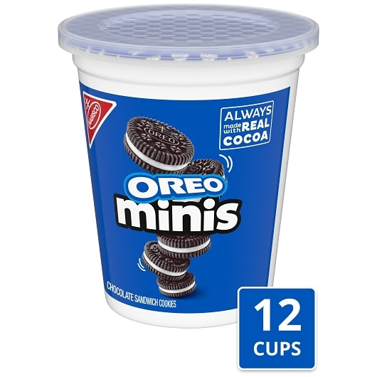 Oreo Go-Paks! Mini Cookie, 12 x 3.5 oz Case - Bakery & Desserts