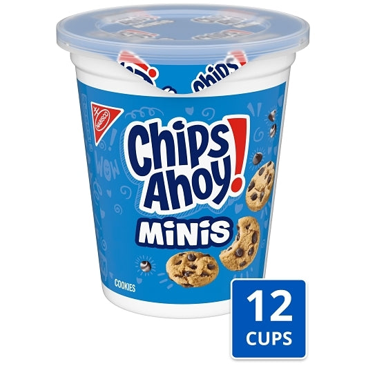 Chips Ahoy Mini Cookie Go Pack, 12 x 3.5 oz Case - Bakery & Desserts