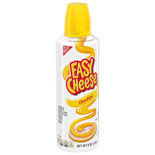 Easy Cheese Nabisco Pasteurized Cheddar Cheese Snack, 12 x 8 oz Case - DOT product image 5