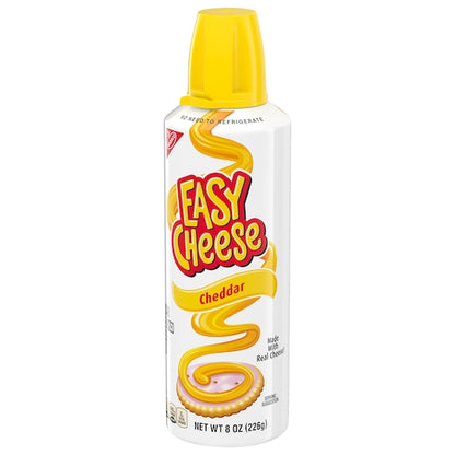 Easy Cheese Nabisco Pasteurized Cheddar Cheese Snack, 12 x 8 oz Case - DOT product image 7