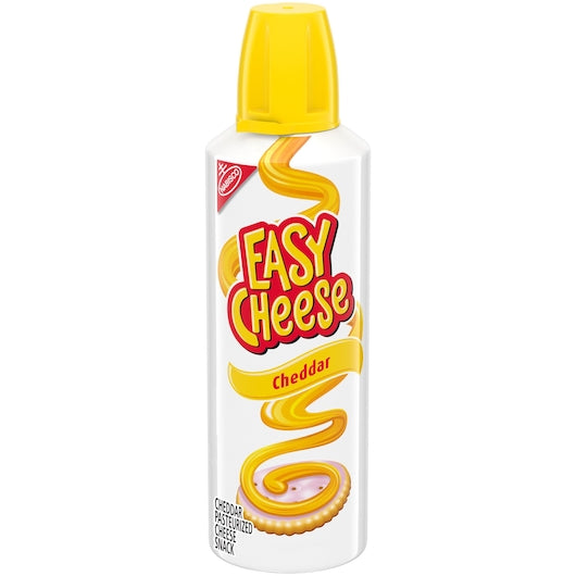 Easy Cheese Nabisco Pasteurized Cheddar Cheese Snack, 12 x 8 oz Case - DOT product image 4