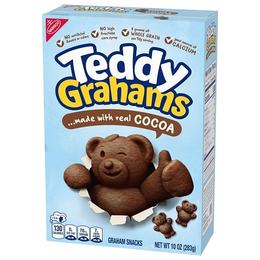 Teddy Grahams Chocolate Cookies, 6 x 10 oz Case - DOT product image 7