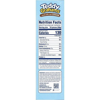 Teddy Grahams Chocolate Cookies, 6 x 10 oz Case - DOT product image 8
