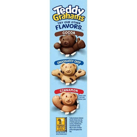 Teddy Grahams Honey Cookies, 6 x 10 oz Case - Alternate product angle or state