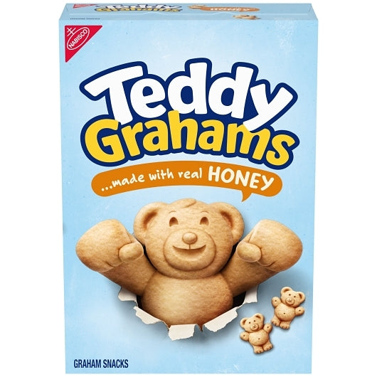 Teddy Grahams Honey Cookies, 6 x 10 oz Case - GS1 mobile-ready hero image