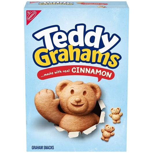Teddy Grahams Cinnamon Cookies, 6 x 10 oz Case - GS1 mobile-ready hero image