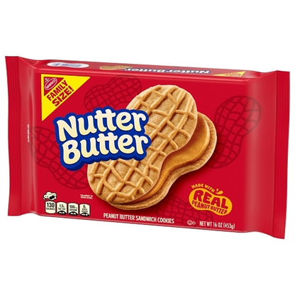 Nutter Butter Sandwich Cookies, 12 x 16 oz Case - DOT product image 7