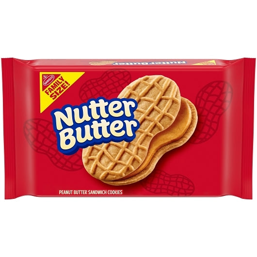 Nutter Butter Sandwich Cookies, 12 x 16 oz Case - DOT product image 4