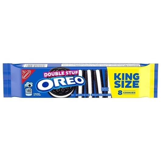 Oreo Nabisco Original Double Stuf King Size Cookies, 2 x 12 x 4.15 oz Case - Bakery & Desserts - image 2