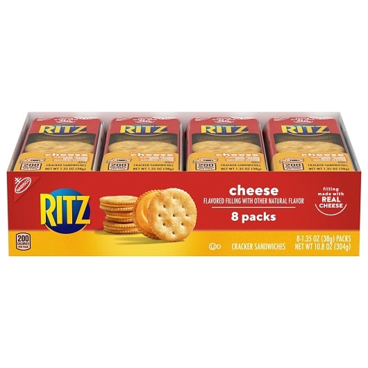 Ritz Cheese Cracker Sandwich, 14 x 8 x 1.35 oz Case - DOT product image 4