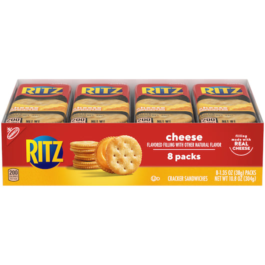 Ritz Cheese Cracker Sandwich, 14 x 8 x 1.35 oz Case - DOT product image 5