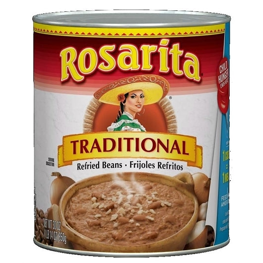 Rosarita Traditional Refried Beans, 30 Oz (12 Per Case) - DOT product image 1