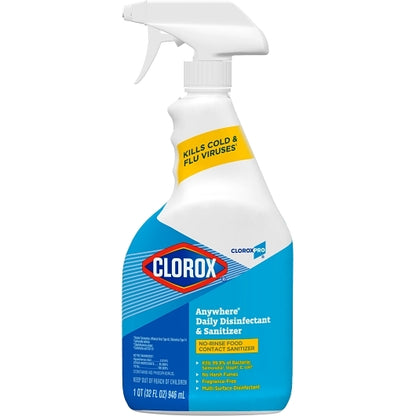 Clorox Anywhere Sanitizer Spray, 12 x 32 fl oz Case - DOT product image 2