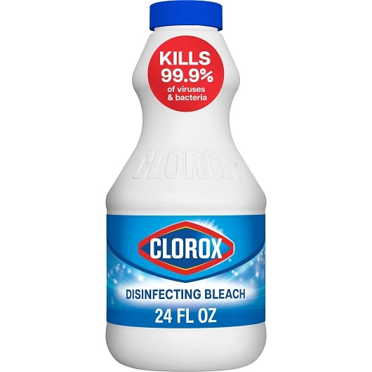 Clorox Disinfecting Bleach, 12 x 24 fl oz Case - Cleaners & Sanitizers