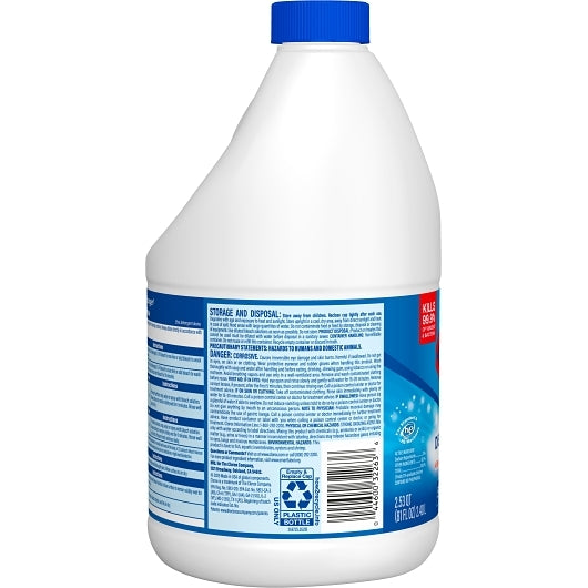 Clorox DISINFECTING BLEACH REGULAR, 6 x 81 fl oz Case - DOT product image 5
