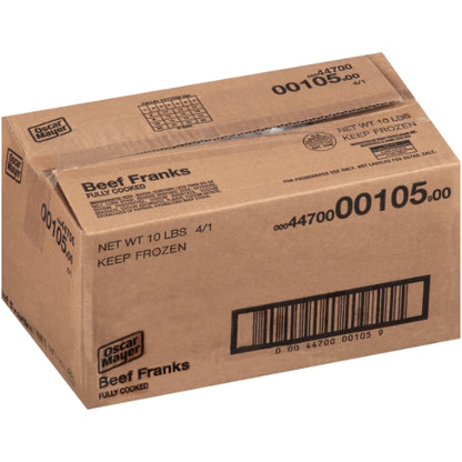 Oscar Mayer 6.5" Beef Franks, 1 x 10 lb Case - DOT product image 5