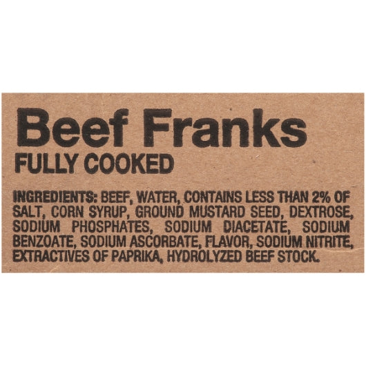 Oscar Mayer 6.5" Beef Franks, 1 x 10 lb Case - DOT product image 7