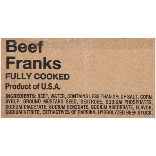 Oscar Mayer Beef Franks, 6 Inches, 1 x 4.53 KG Case - DOT product image 7