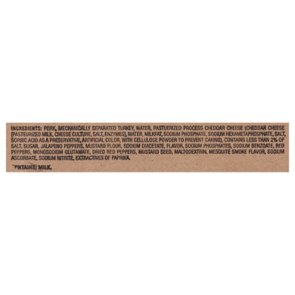 Oscar Mayer Skinless Jalapeno & Cheese Pork Hot Dogs, 1 x 6 lb Case - DOT product image 6