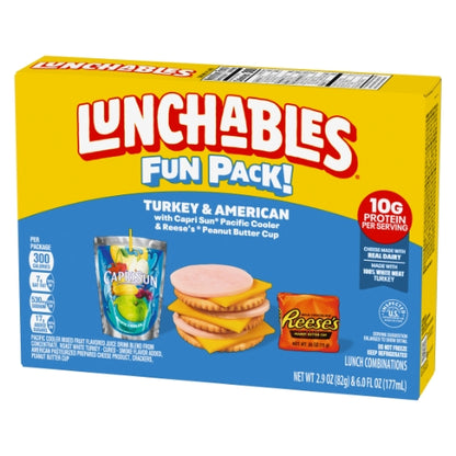 Lunchable Turkey and Cheese With Capri Sun Convenience Meal, 8 x 259 GR Case - DOT product image 4
