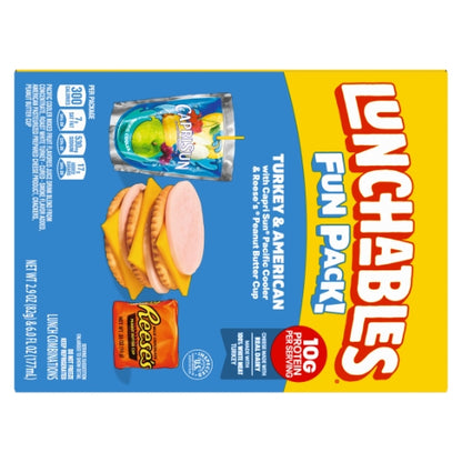 Lunchable Turkey and Cheese With Capri Sun Convenience Meal, 8 x 259 GR Case - DOT product image 5