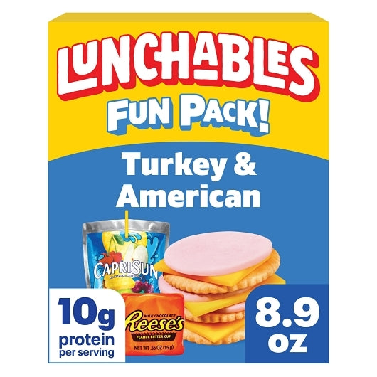 Lunchable Turkey and Cheese With Capri Sun Convenience Meal, 8 x 259 GR Case - DOT product image 3