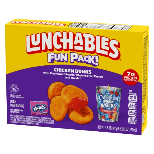 Kraft Lunchable Chicken Nuggets With Capri Sun Convenience Meal, 8 x 284 GR Case - DOT product image 4