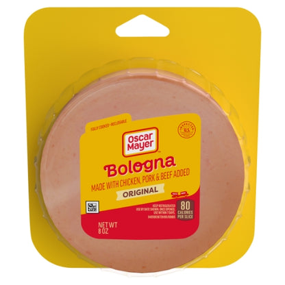 Oscar Mayer Sliced Bologna, 12 x 8 oz Case - Frozen Meat & Seafood