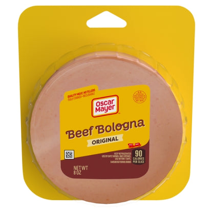 Oscar Mayer Beef Bologna, 12 x 8 oz Case - Frozen Meat & Seafood