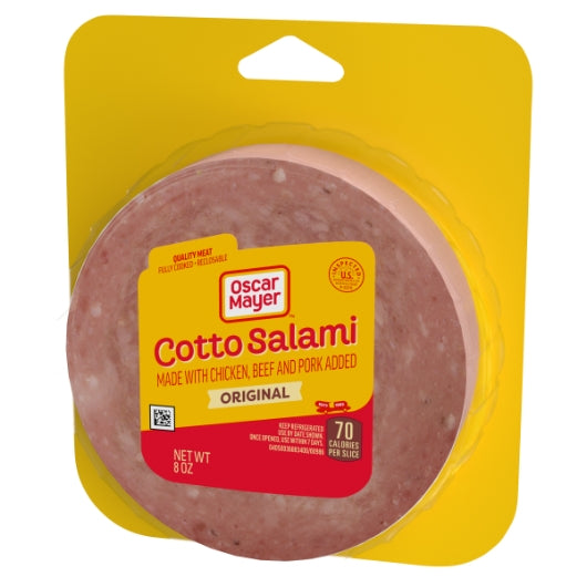 Oscar Mayer Sliced Round Salami Cotto, 12 x 8 oz Case - DOT product image 4