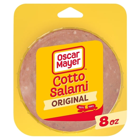 Oscar Mayer Sliced Round Salami Cotto, 12 x 8 oz Case - DOT product image 3