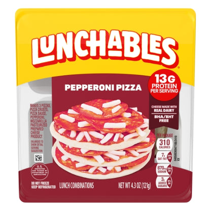 Oscar Mayer Lunchables Pizza with Pepperoni, 16 x 4.3 oz Case - Prepared Foods