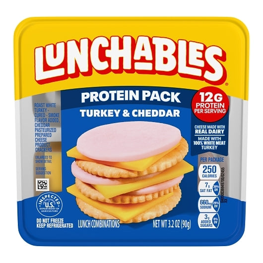 El Monterey Supreme Turkey & Cheddar Cracker Stackers, 16 x 90 GR Case - Crackers & Grahams