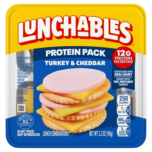 El Monterey Supreme Turkey & Cheddar Cracker Stackers, 16 x 90 GR Case - DOT product image 2