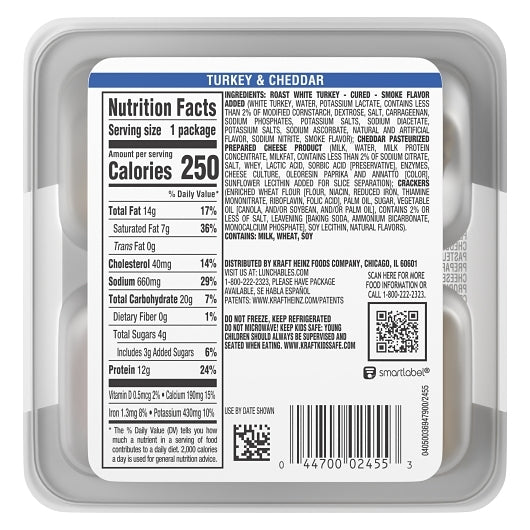 El Monterey Supreme Turkey & Cheddar Cracker Stackers, 16 x 90 GR Case - DOT product image 5