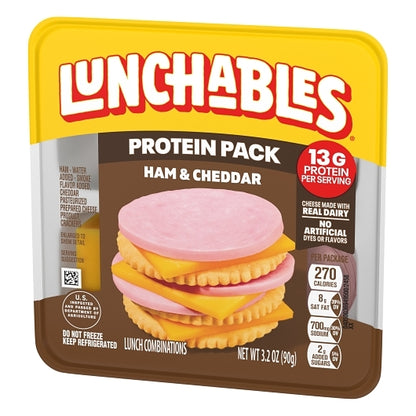 Lunchables Ham & Cheddar Cracker Stackers, 16 x 3.2 oz Case - DOT product image 4