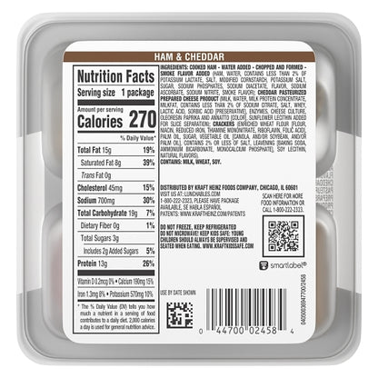 Lunchables Ham & Cheddar Cracker Stackers, 16 x 3.2 oz Case - DOT product image 5