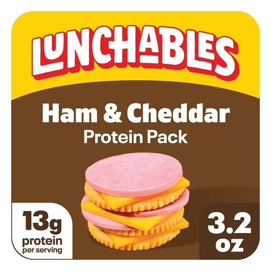 Lunchables Ham & Cheddar Cracker Stackers, 16 x 3.2 oz Case - DOT product image 3