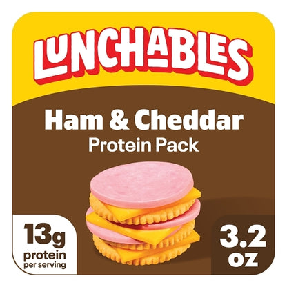 Lunchables Ham & Cheddar Cracker Stackers, 16 x 3.2 oz Case - DOT product image 3
