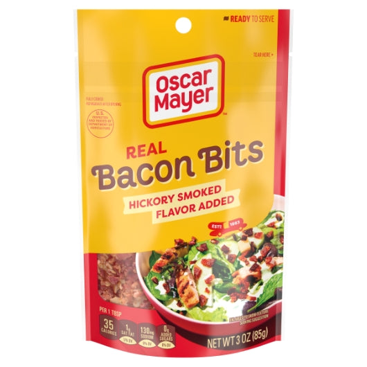 Oscar Mayer Bacon Bits Salad Topping Bag, 6 x 3 oz Case - Meat, Poultry & Seafood