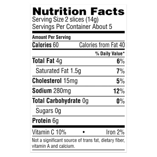 Oscar Mayer Fully Cooked Original Bacon, 12 x 2.52 oz Case - DOT product image 8