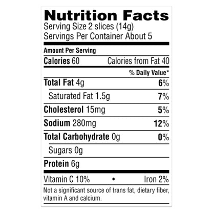 Oscar Mayer Fully Cooked Original Bacon, 12 x 2.52 oz Case - DOT product image 8