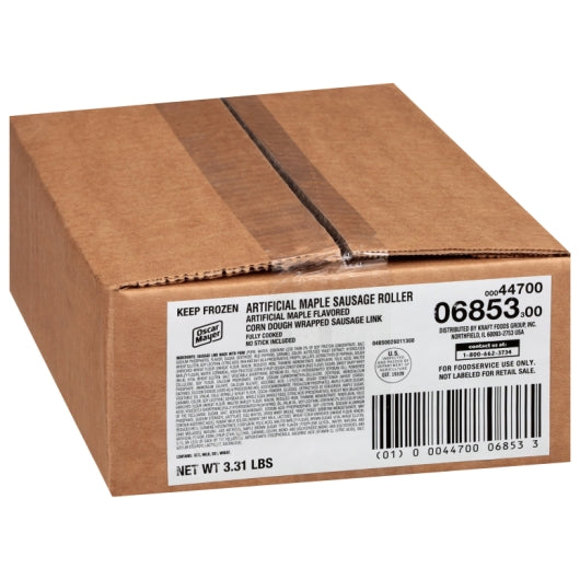 Oscar Mayer Maple Sausage Link Corndog, 1 x 3.31 lb Case - DOT product image 5