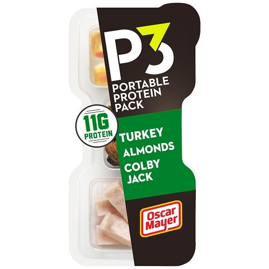Oscar Mayer Turkey, Almonds & Colby Jack Portable Protein Pack, 2 x 5 x 2 oz Case - DOT product image 5