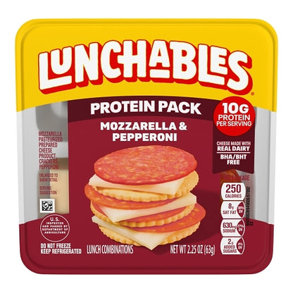 Kraft Heinz Lunchable Pepperoni & Mozzarella, 16 x 63 GR Case - Prepared Foods