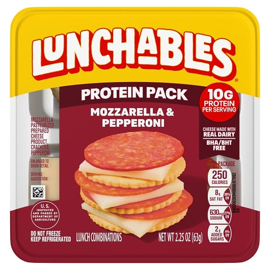 Kraft Heinz Lunchable Pepperoni & Mozzarella, 16 x 63 GR Case - DOT product image 2
